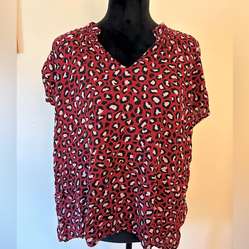 Red Cheetah T Shirt